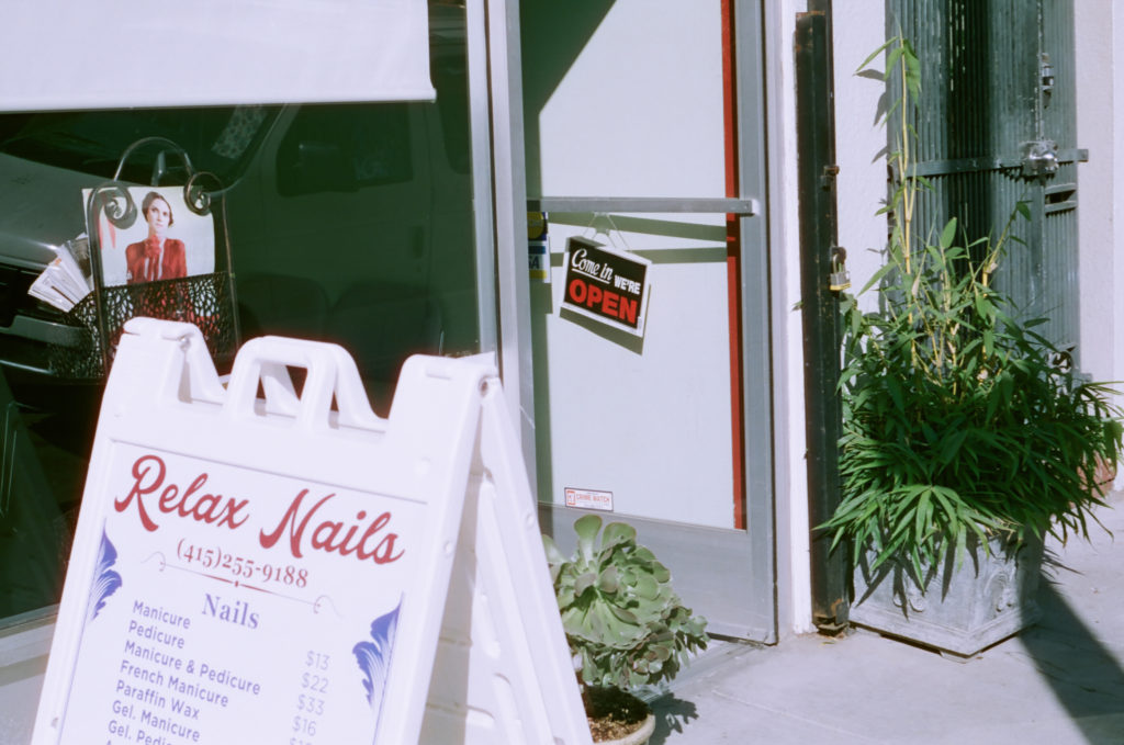 Open sign, Haight-Ashbury, SF