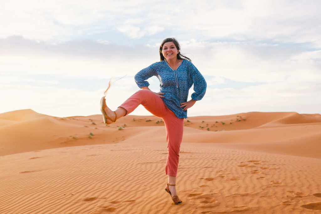 Dance moves in the Saharan dunes